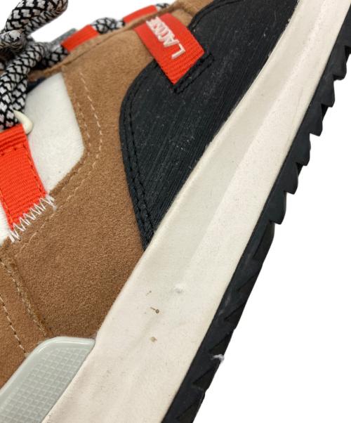 LACOSTE（ラコステ）LACOSTE (ラコステ) ハイカットスニーカー アイボリー×ブラウン サイズ:23cmの古着・服飾アイテム