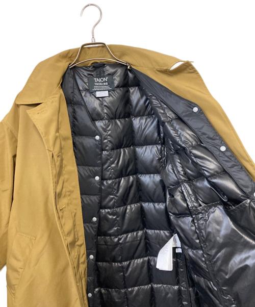 TAION（タイオン）TAION (タイオン) ダウンライナー付ステンカラーコート カーキ サイズ:XLの古着・服飾アイテム