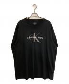 Calvin Kleinカルバンクライン）の古着「ロゴプリントTシャツ」｜ブラック