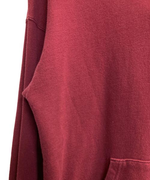 VISVIM（ビズビム）VISVIM (ビズビム) VNTG BASIC STENCIL JUMBO HOODIE P.O. ボルドー サイズ:1の古着・服飾アイテム
