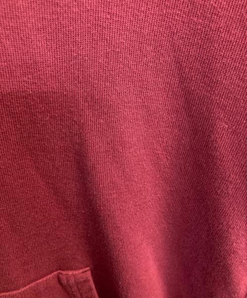 VISVIM（ビズビム）VISVIM (ビズビム) VNTG BASIC STENCIL JUMBO HOODIE P.O. ボルドー サイズ:1の古着・服飾アイテム