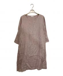 fog linen work（フォグリネンワーク）の古着「リネンワンピース」｜パープル