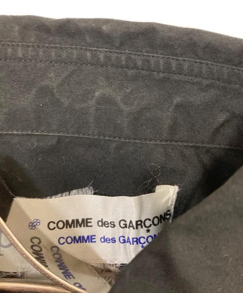 COMME des GARCONS COMME des GARCONS（コムデギャルソン コムデギャルソン）COMME des GARCONS COMME des GARCONS (コムデギャルソン コムデギャルソン) Jupe by Jackie (ジュップバイジャッキー) コラボニットラインシャツ ブラック サイズ:Sの古着・服飾アイテム