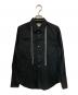 COMME des GARCONS COMME des GARCONS（コムデギャルソン コムデギャルソン）の古着「コラボニットラインシャツ」｜ブラック