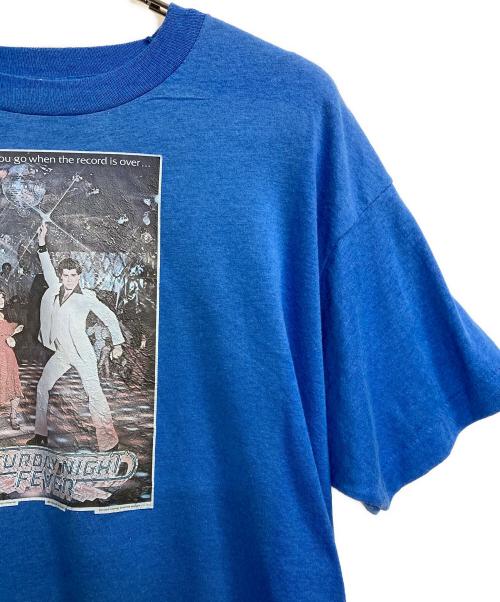 SATURDAYNIGHTFEVER（サタデイナイトフィーバー）SATURDAYNIGHTFEVER (サタデイナイトフィーバー) ムービーTシャツ ブルー サイズ:記載なしの古着・服飾アイテム