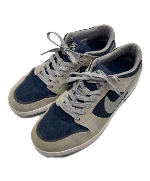 NIKE（ナイキ）NIKE (ナイキ) SB DUNK LOW ELITE グレー×ネイビー サイズ:27.5cmの古着・服飾アイテム