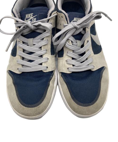 NIKE（ナイキ）NIKE (ナイキ) SB DUNK LOW ELITE グレー×ネイビー サイズ:27.5cmの古着・服飾アイテム