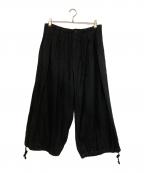 Yohji Yamamoto pour hommeヨウジヤマモト プールオム）の古着「E Balloon Pant / タックバルーンパンツ」｜ブラック