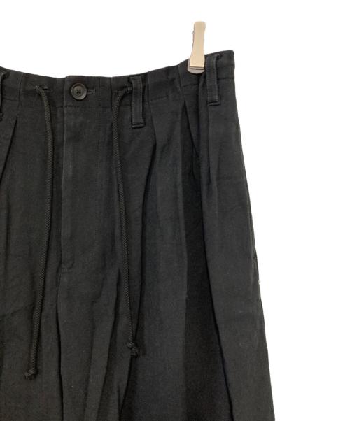 Yohji Yamamoto pour homme（ヨウジヤマモト プールオム）Yohji Yamamoto pour homme (ヨウジヤマモト プールオム) E Balloon Pant / タックバルーンパンツ ブラック サイズ:2の古着・服飾アイテム