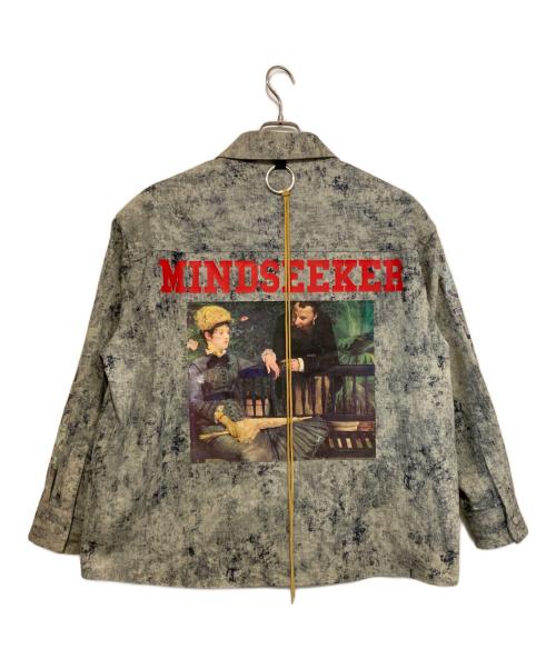 MINDSEEKER（マインドシーカー）MINDSEEKER (マインドシーカー) スナップボタンシャツジャケット グレー サイズ:Ｍの古着・服飾アイテム