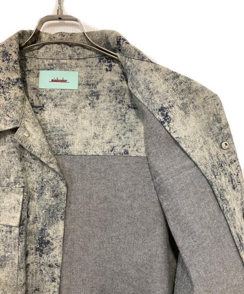 MINDSEEKER（マインドシーカー）MINDSEEKER (マインドシーカー) スナップボタンシャツジャケット グレー サイズ:Ｍの古着・服飾アイテム