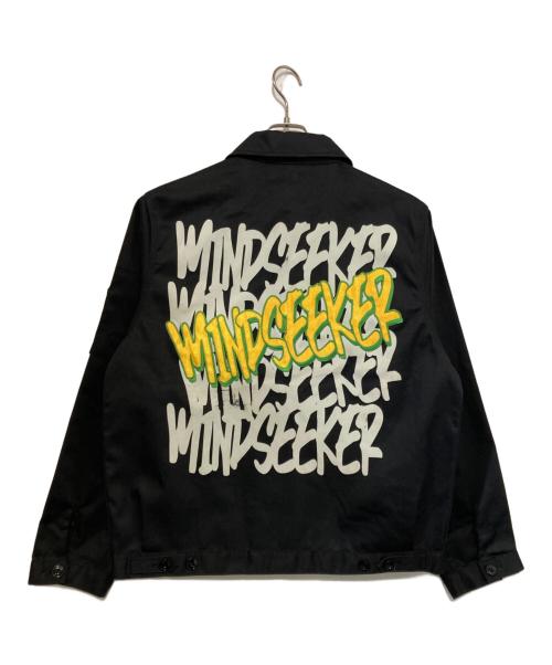 MINDSEEKER（マインドシーカー）MINDSEEKER (マインドシーカー) Dickies (ディッキーズ) ワークジャケット ブラック サイズ:Ｌの古着・服飾アイテム