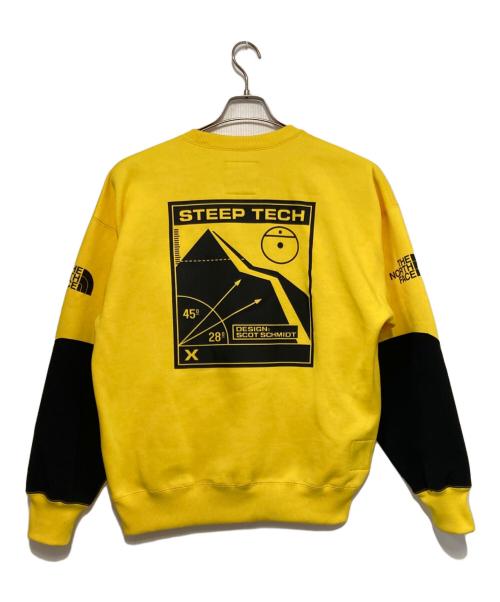 THE NORTH FACE（ザ ノース フェイス）THE NORTH FACE (ザ ノース フェイス) スティープテックロングスリーブスウェット イエロー サイズ:Ｌの古着・服飾アイテム