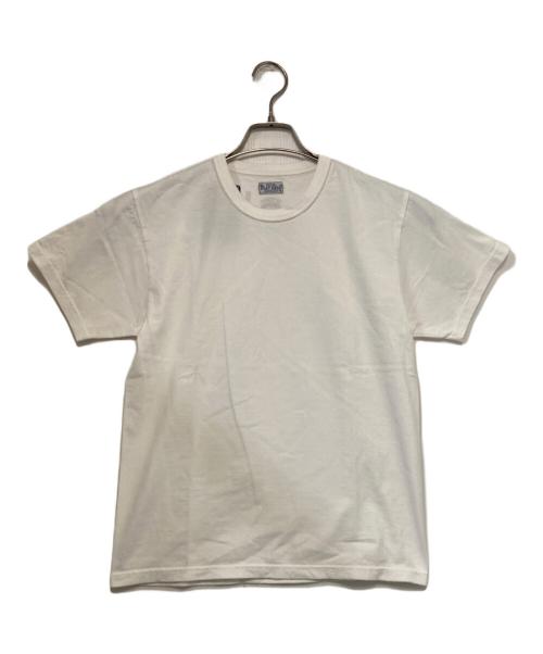 THE FLAT HEAD（ザ・フラットヘッド）THE FLAT HEAD (ザ・フラットヘッド) SMALL FLYNG WHEEL TEE ホワイト サイズ:38の古着・服飾アイテム