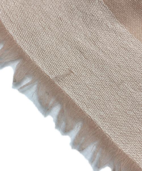 LOUIS VUITTON（ルイ ヴィトン）LOUIS VUITTON (ルイ ヴィトン) ウールシルクモノグラム大判ショール / ストール ピンクの古着・服飾アイテム