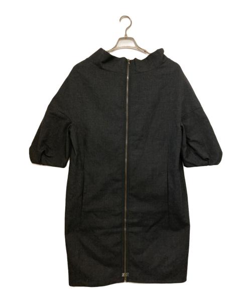 MARNI（マルニ）MARNI (マルニ) ショートパフスリーブジップコート グレー サイズ:40の古着・服飾アイテム