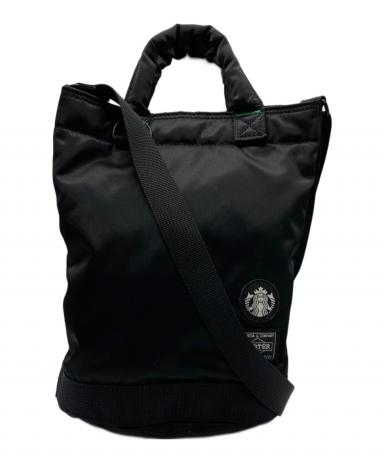 スターバックス×ポーター　ドラムバッグ　 ベージュ新品未使用 スターバックス×ポーター ドラムバッグ ベージュ新品未使用 6/21発売