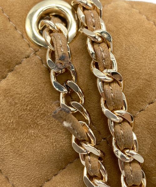 PARIS/64（パリ64）PARIS/64 (パリ64) Versailles Mini/スウェードキルティングハンドバッグ ブラウンの古着・服飾アイテム