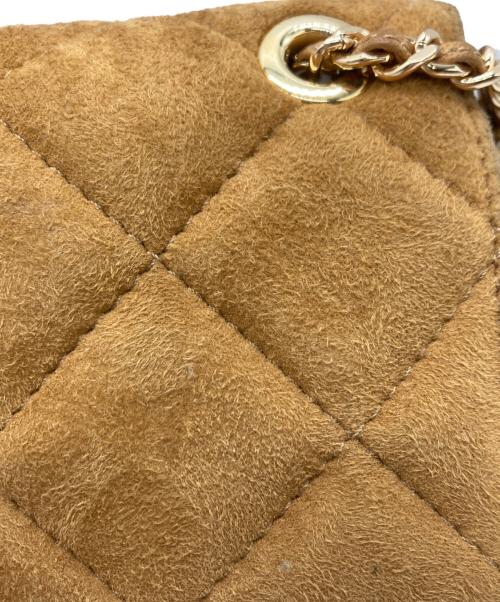 PARIS/64（パリ64）PARIS/64 (パリ64) Versailles Mini/スウェードキルティングハンドバッグ ブラウンの古着・服飾アイテム