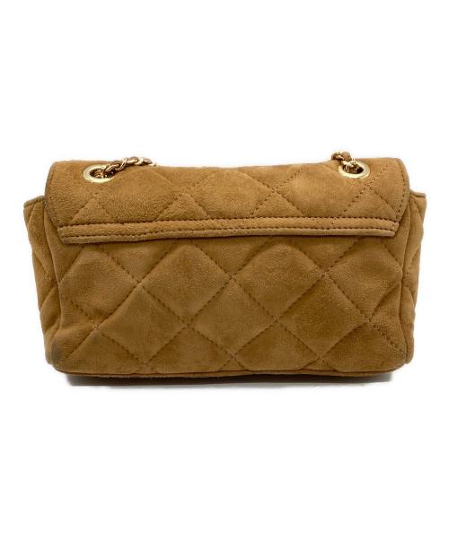 PARIS/64（パリ64）PARIS/64 (パリ64) Versailles Mini/スウェードキルティングハンドバッグ ブラウンの古着・服飾アイテム