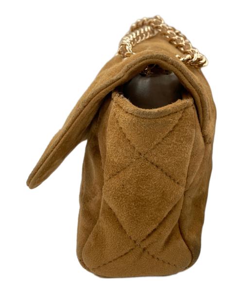 PARIS/64（パリ64）PARIS/64 (パリ64) Versailles Mini/スウェードキルティングハンドバッグ ブラウンの古着・服飾アイテム