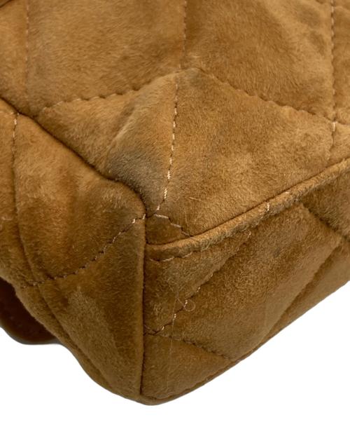 PARIS/64（パリ64）PARIS/64 (パリ64) Versailles Mini/スウェードキルティングハンドバッグ ブラウンの古着・服飾アイテム