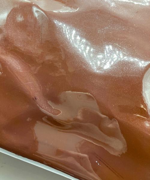 Salvatore Ferragamo（サルヴァトーレ フェラガモ）Salvatore Ferragamo (サルヴァトーレ フェラガモ) ヴァラリボンエナメルバッグ ボルドー×パープルの古着・服飾アイテム