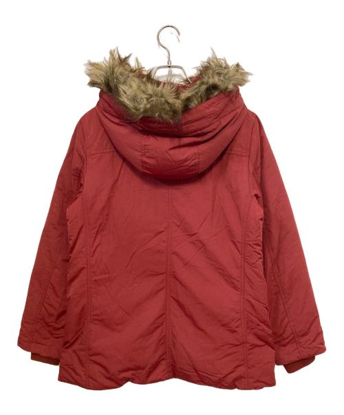 Comptoir des Cotonniers（コントワー・デ・コトニエ）Comptoir des Cotonniers (コントワー・デ・コトニエ) ファー付ダウンジャケット レッド サイズ:Ⅼの古着・服飾アイテム