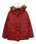 Comptoir des Cotonniers（コントワー・デ・コトニエ）の古着「ファー付ダウンジャケット」｜レッド