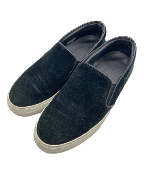 PELLICO SUNNY（ペリーコサニー）PELLICO SUNNY (ペリーコサニー) スウェードスリッポン ブラック サイズ:39の古着・服飾アイテム