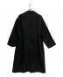 FRAMeWORK (フレームワーク) 綿麻プレーンコート ブラック サイズ:38：7000円