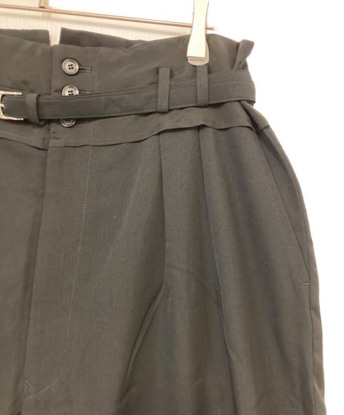 Y's（ワイズ）Y's (ワイズ) ウールウェストポイントパンツ ブラック サイズ:2の古着・服飾アイテム