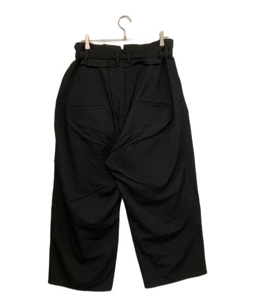 Y's（ワイズ）Y's (ワイズ) ウールウェストポイントパンツ ブラック サイズ:2の古着・服飾アイテム