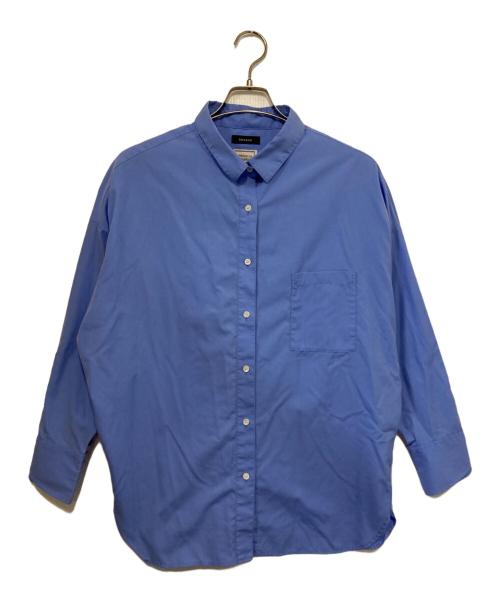 anuans（アニュアンス）anuans (アニュアンス) スタンダードシャツ ブルー サイズ:ＦＲＥＥの古着・服飾アイテム