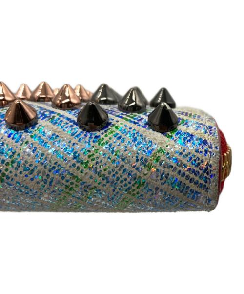 Christian Louboutin（クリスチャン・ルブタン）Christian Louboutin (クリスチャン・ルブタン) パネトーネスパイクスタッズコインケース マルチカラーの古着・服飾アイテム