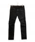BALMAIN（バルマン）の古着「バイカーデニムパンツ」｜インディゴ