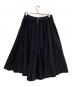 COMME des GARCONS (コムデギャルソン) ウールタックフレアボリュームスカート ネイビー サイズ:Ｓ：16000円