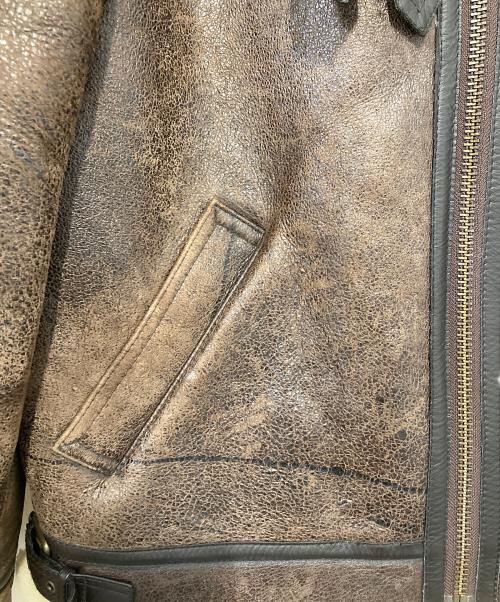 Wind Armor（ウィンドアーマー）Wind Armor (ウィンドアーマー) B-3ムートンフライトジャケット ブラウン サイズ:Ｌの古着・服飾アイテム