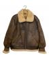 Wind Armor（ウィンドアーマー）の古着「B-3ムートンフライトジャケット」｜ブラウン