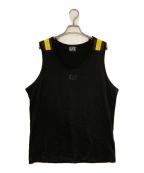 EA7イーエーセブン）の古着「センターロゴタンクトップ」｜ブラック