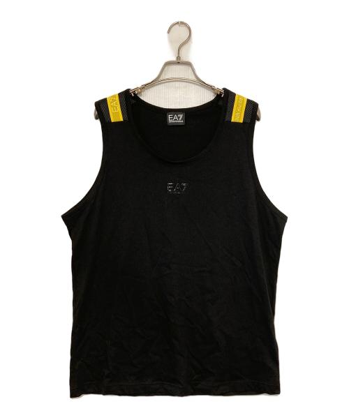 EA7（イーエーセブン）EA7 (イーエーセブン) センターロゴタンクトップ ブラック サイズ:XXLの古着・服飾アイテム