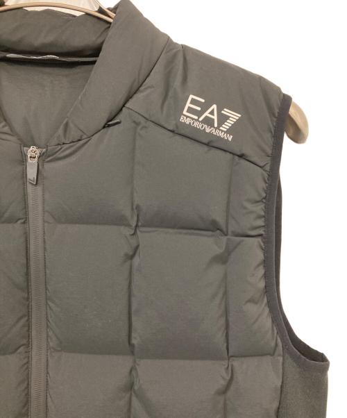 EA7（イーエーセブン）EA7 (イーエーセブン) ダウンベスト ブラック サイズ:3XLの古着・服飾アイテム