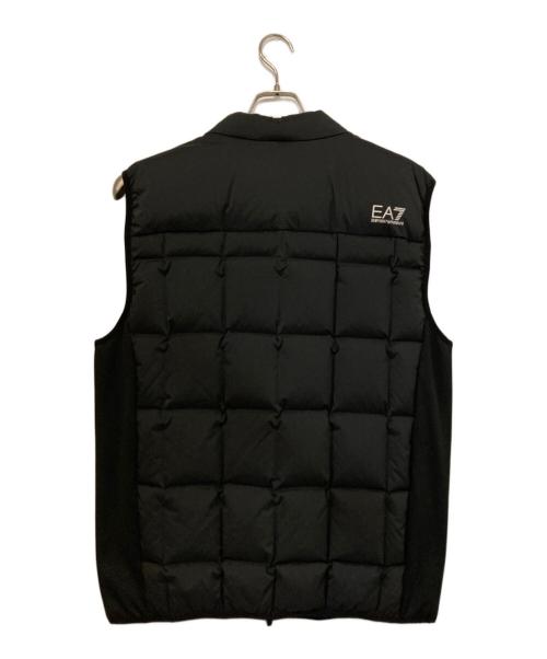 EA7（イーエーセブン）EA7 (イーエーセブン) ダウンベスト ブラック サイズ:3XLの古着・服飾アイテム