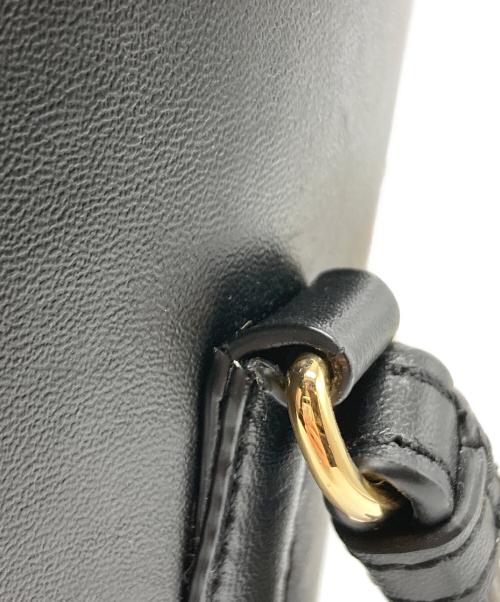 STELLA McCARTNEY（ステラマッカートニー）STELLA McCARTNEY (ステラマッカートニー) LOGO Eco Soft Alter Nappa Bucket BAG / バケットバッグ ブラックの古着・服飾アイテム