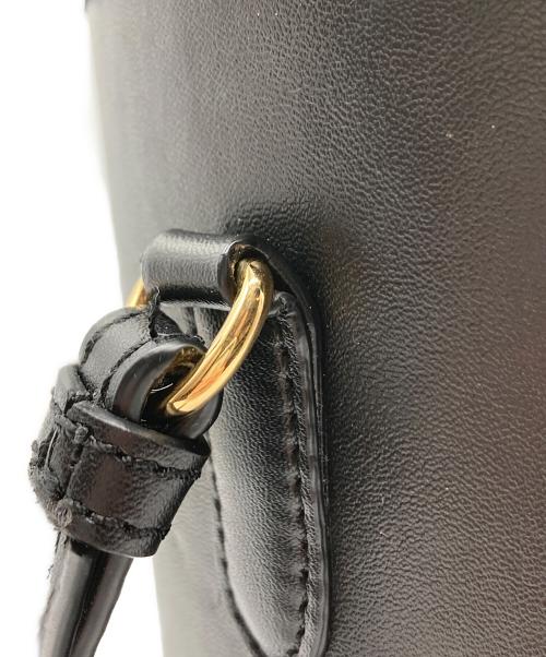 STELLA McCARTNEY（ステラマッカートニー）STELLA McCARTNEY (ステラマッカートニー) LOGO Eco Soft Alter Nappa Bucket BAG / バケットバッグ ブラックの古着・服飾アイテム