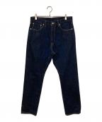 A BATHING APEア ベイシング エイプ）の古着「SHARK 13 OZ DENIM PANTS / シャーク刺繍デニムパンツ」｜インディゴ