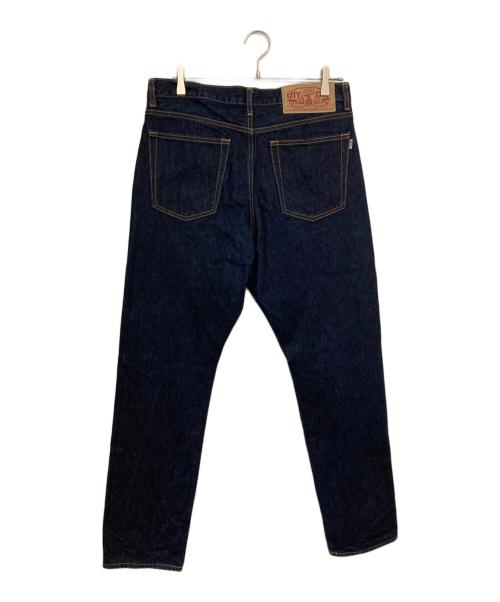 A BATHING APE（ア ベイシング エイプ）A BATHING APE (ア ベイシング エイプ) SHARK 13 OZ DENIM PANTS / シャーク刺繍デニムパンツ インディゴ サイズ:Ⅼの古着・服飾アイテム