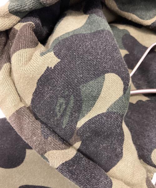 A BATHING APE（ア ベイシング エイプ）A BATHING APE (ア ベイシング エイプ) 1st Camo College Pullover Hoodie / ファーストカモプルオーバーパーカー グリーン サイズ:XLの古着・服飾アイテム