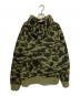 A BATHING APE (ア ベイシング エイプ) 1st Camo College Pullover Hoodie / ファーストカモプルオーバーパーカー グリーン サイズ:XL：12000円