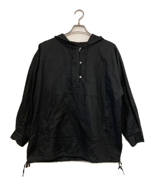 URBAN RESEARCH DOORS（アーバンリサーチドアーズ）URBAN RESEARCH DOORS (アーバンリサーチドアーズ) コットンラミーパーカー ブラック サイズ:Ｍの古着・服飾アイテム